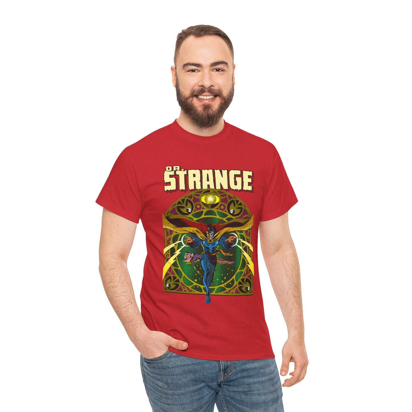 Dr Strange T-Shirt - Marvel Comics - Sorcerer Supreme - Classic Retro Art
