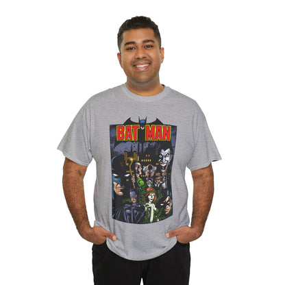 Batman T-Shirt - George Perez Art - Arkham Asylum - Joker, Catwoman, Poison Ivy, Riddler, Nightwing - DC Comics