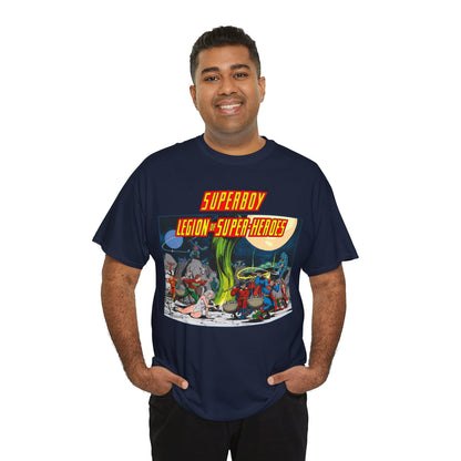 Superboy & Legion of Super-Heroes T-Shirt - Jim Starlin Art - DC Comics