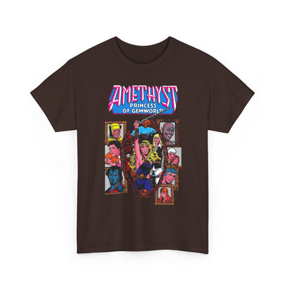 Amethyst Princess of Gemworld T-Shirt - Ernie Colon Art - Sardonyx, Dark Opal, Granch, Citrina - DC Comics