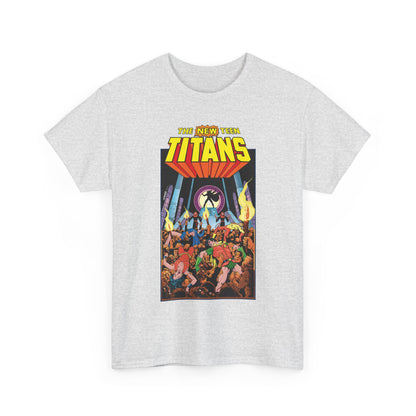 New Teen Titans T-Shirt - George Perez Art - #22 Cover - Wonder Girl, Robin, Raven, Kid Flash - Brother Blood Story - DC Comics