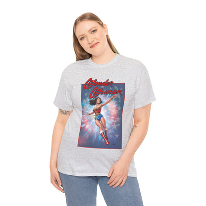 Wonder Woman '77 T-Shirt - Nicola Scott Art - Comic Book Based on the 1970s TV Series with Lynda Carter - DC Comics