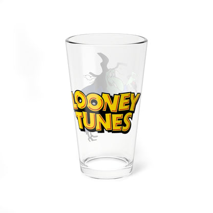 Witch Hazel Pint Glass, 16oz - Looney Tunes Cartoon Art - Broom-Stick Bunny - Popular WB Halloween Character
