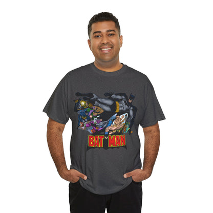 Batman T-Shirt - John Byrne Art - Joker, Catwoman, Ra's al Ghul, Talia - DC Comics - The Batcave