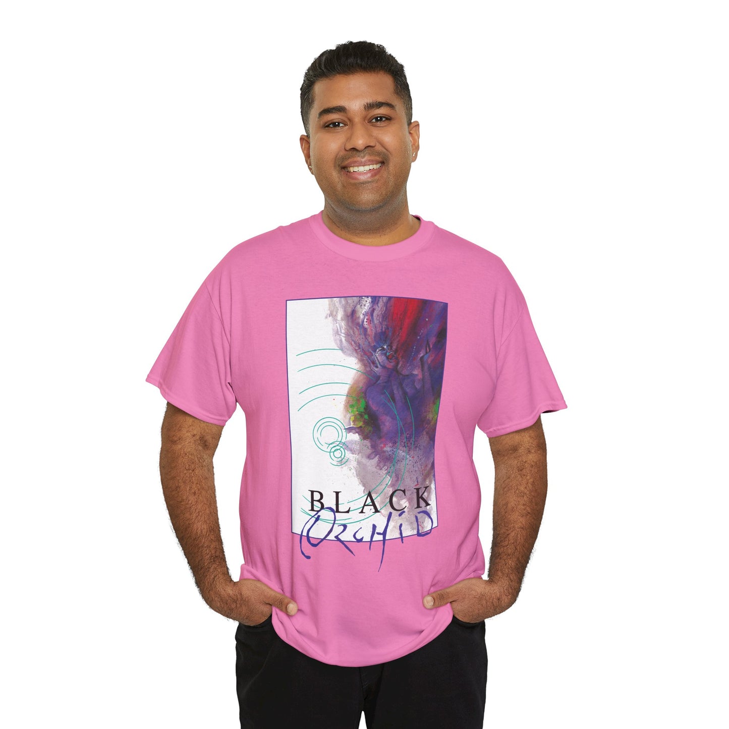 Black Orchid T-Shirt - Dave McKean Art - Neil Gaiman 1980s Story - DC/Vertigo Comics