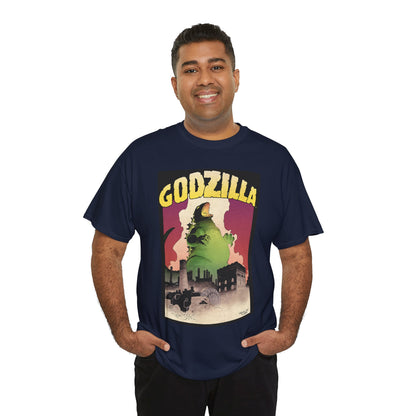 Godzilla T-Shirt - Mike Mignola Art - 1987 Portfolio Artwork - Dark Horse Comics