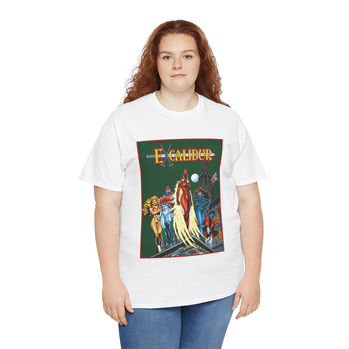 Excalibur T-Shirt - Nightcrawler, Phoenix, Captain Britain - Alan Davis Art - Marvel Comics