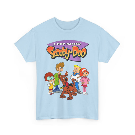 A Pup Named Scooby-Doo T-Shirt - Hanna-Barbera Cartoon TV Series 1990s - Fred, Daphne, Velma, Shaggy