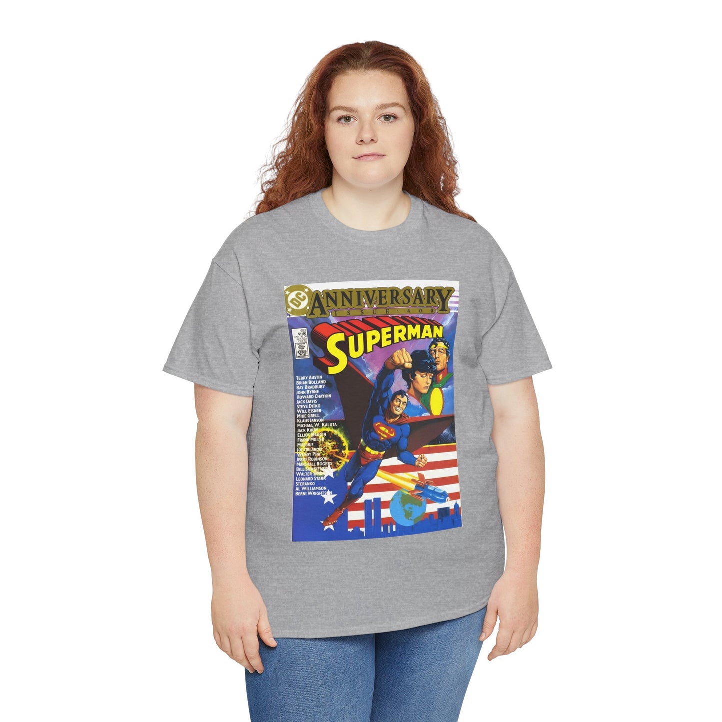 Superman #400 T-Shirt - Howard Chaykin & Frank Miller Art - Jor-El, Lara, Krypton - DC Comics