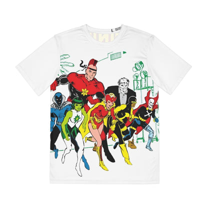 Infinity, Inc All Over Print Tee (Polyester) - DC Comics