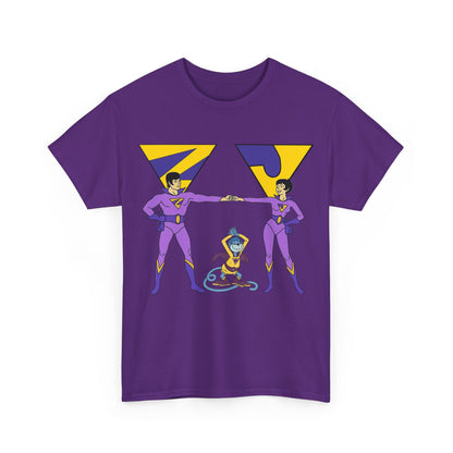 Wonder Twins T-Shirt - Super Friends - Zan & Jayna - Hanna-Barbera Cartoon - DC Comics