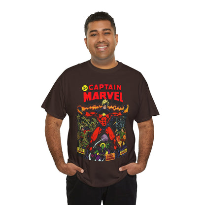 Captain Marvel T-Shirt - Jim Starlin Art - Thanos - Drax the Destroyer - Issue #32 Cover Art
