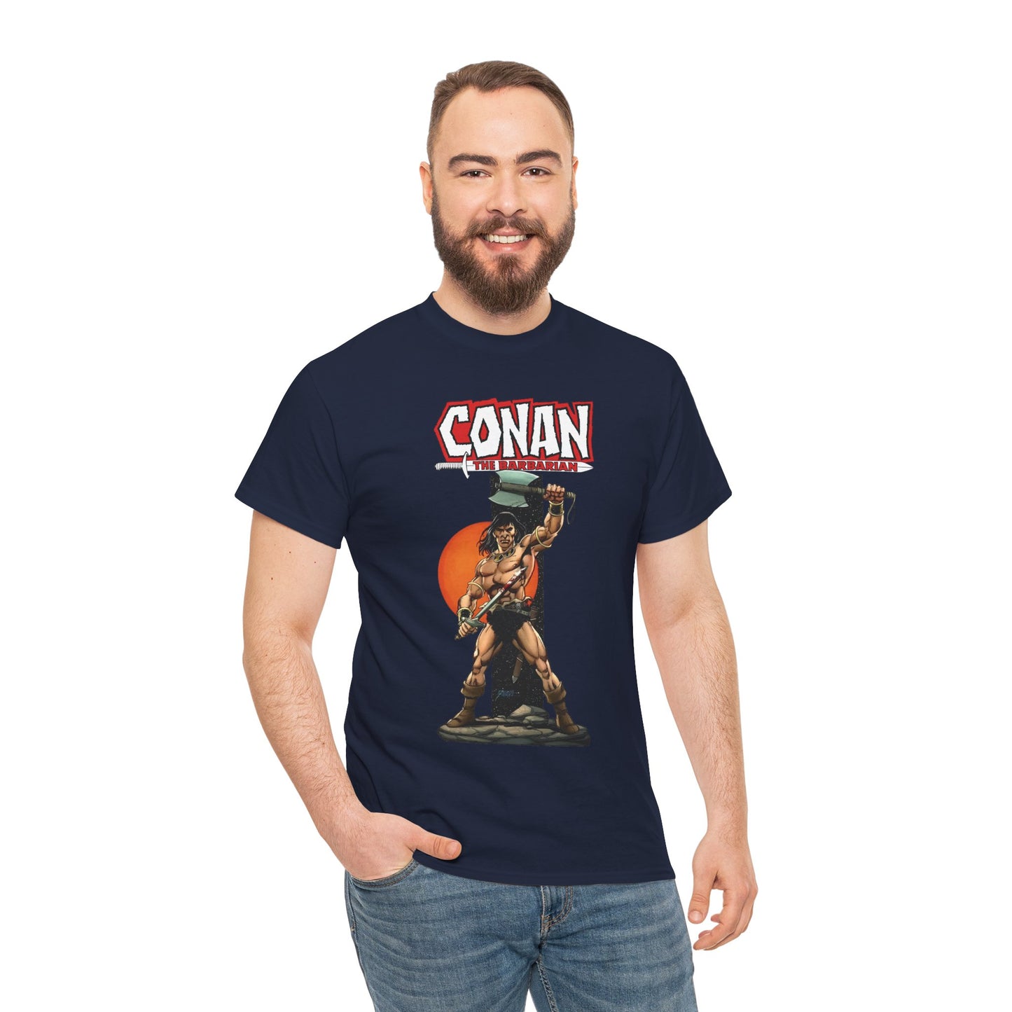 Conan the Barbarian T-Shirt - George Perez Art - Marvel Comics