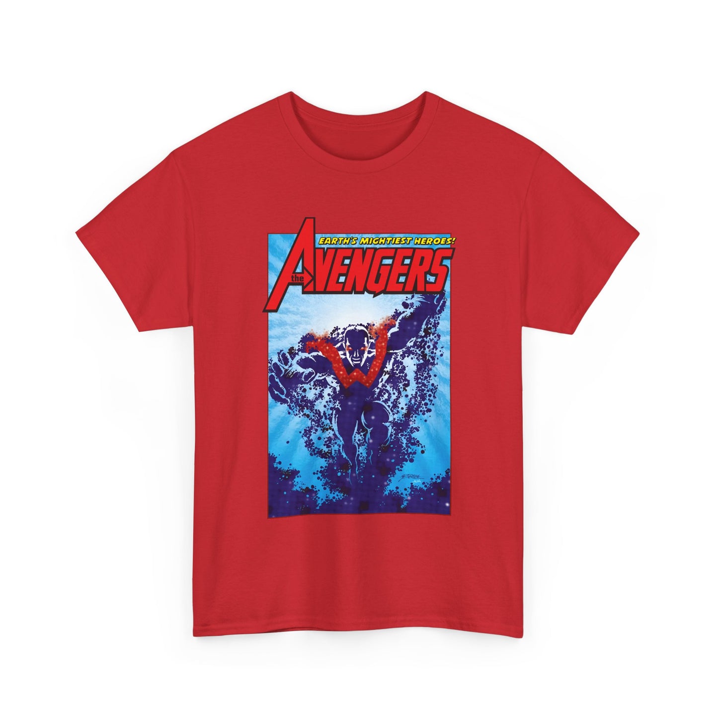 Wonder Man T-Shirt - George Perez Art - Avengers Member - Simon Williams, Marvel Comics - MCU Series