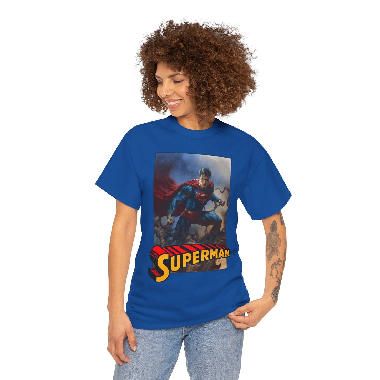 Superman T-Shirt - Lucio Parrillo Art - Man of Steel - DC Comics