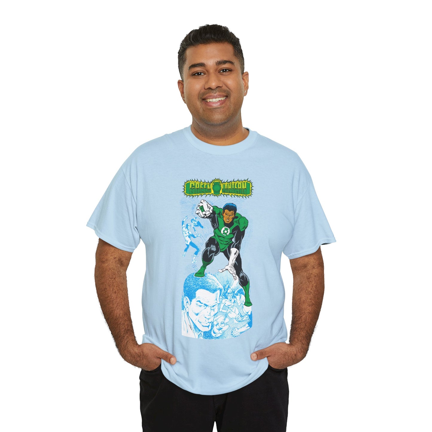 John Stewart Green Lantern T-Shirt - Joe Staton Art - Who's Who in the DC Universe Art - Sector 2814 - DC Comics