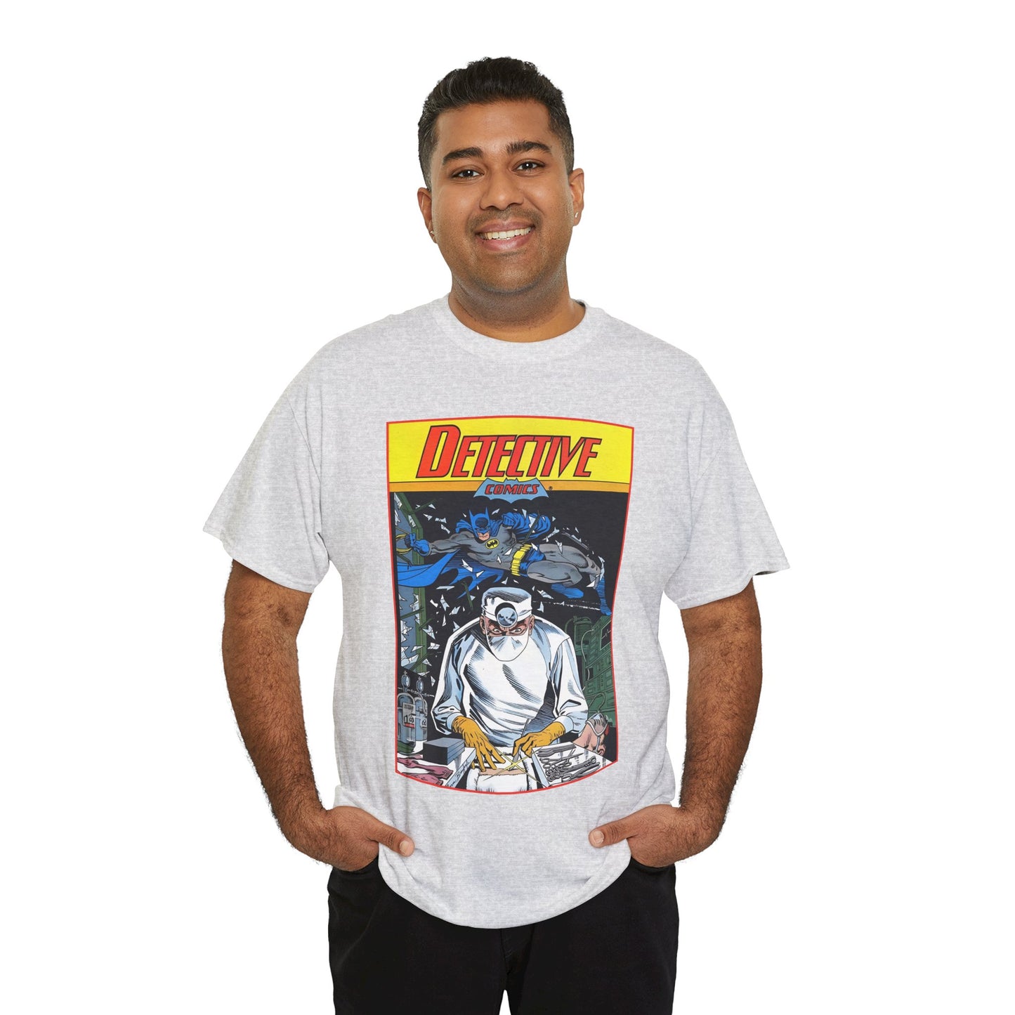 Detective Comics T-Shirt - Norm Breyfogle Art - Batman Vs Crime Doctor - DC Comics