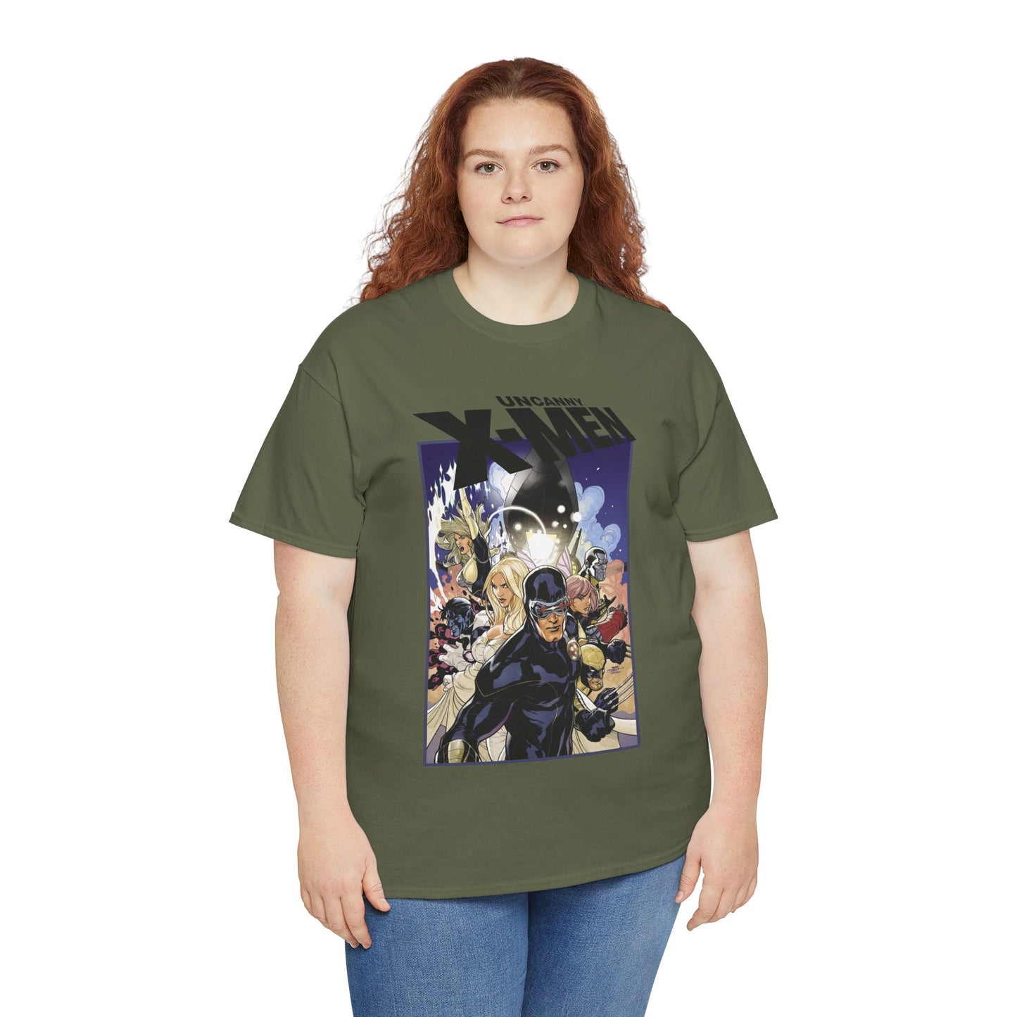 Uncanny X-Men T-Shirt - Terry Dodson Art - Cyclops, Emma Frost, Wolverine, Nightcrawler, Colossus - Marvel Comics