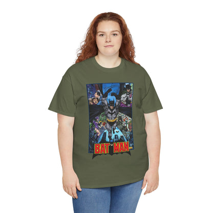 Batman T-Shirt - John Byrne Art - Joker, Catwoman, Poison Ivy - Caped Crusader - DC Comics