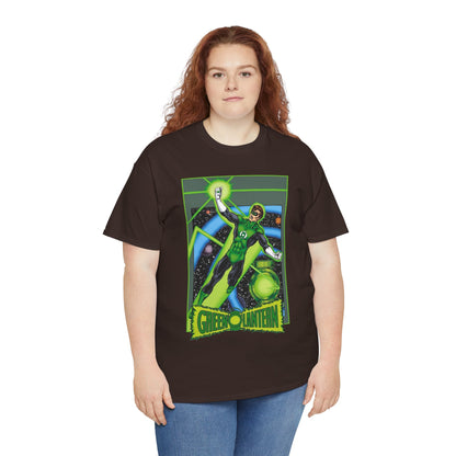 Green Lantern T-Shirt - George Perez JLA Postcard Art - DC Comics - Hal Jordan - Sector 2814 - Justice League Member