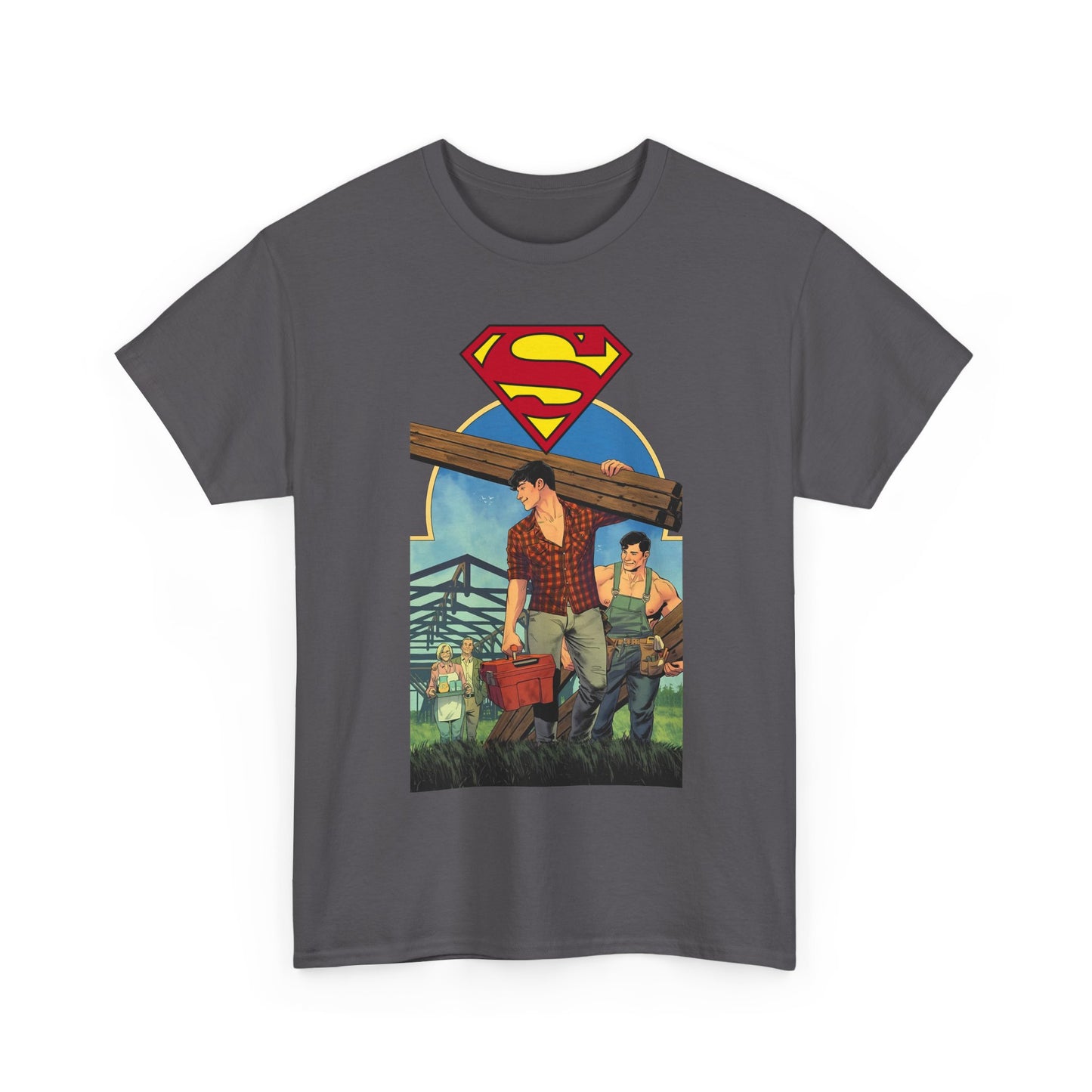 Superman: Son of Kal-El T-Shirt - Travis Moore Art - #17 Variant Cover - Clark and Jon Kent - Super Thirst Trap - DC Comics