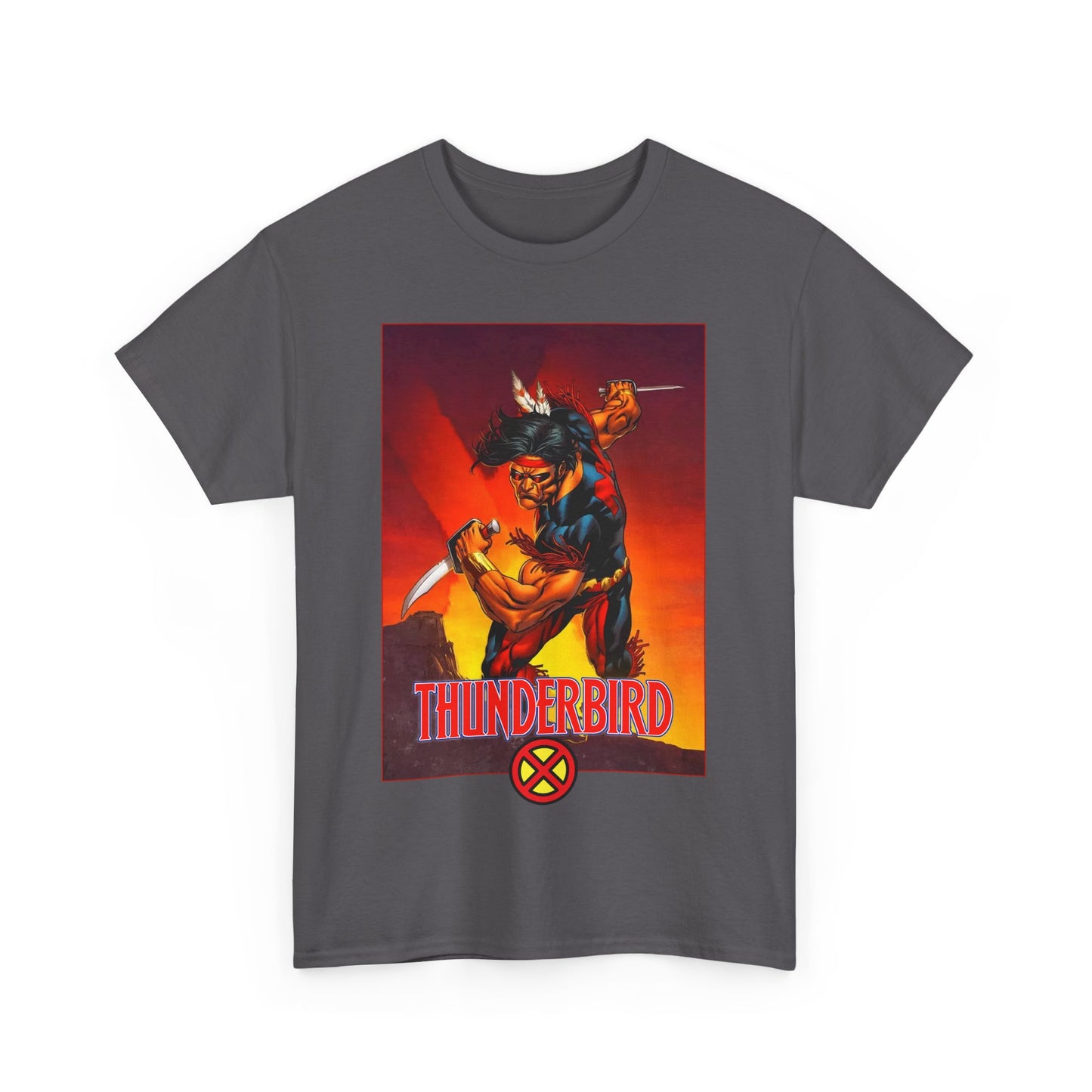 Thunderbird T-Shirt - John Proudstar, Original X-Men Member - Apache Native American - Marvel Comics