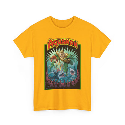 Aquaman T-Shirt - José Luis García-López Art - 80th Anniversary Variant Cover - Arthur Curry, Mera, Bronze Age Look - DC Comics