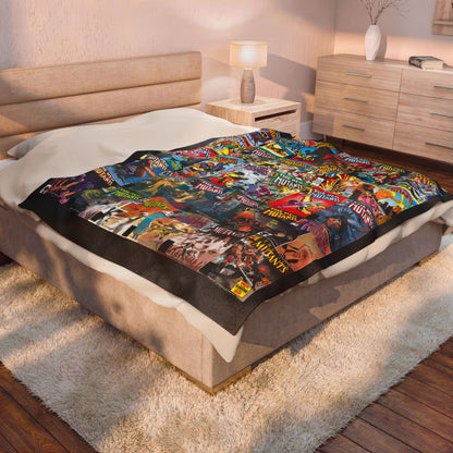 New Mutants Blanket - Bob McLeod and Bill Sienkiewicz Art - Marvel Comics - Soft & Comfy
