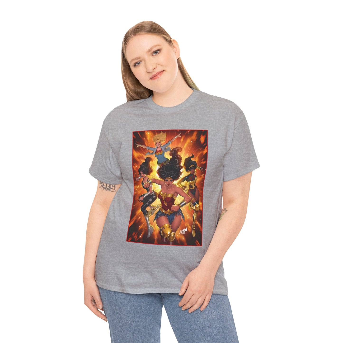 Wonder Woman & the Wonder Girls T-Shirt - David Nakayama Art - Donna Troy, Cassie Sandsmark, Yara Flor - #17 Variant Cover Art - DC Comics