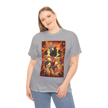 Wonder Woman & the Wonder Girls T-Shirt - David Nakayama Art - Donna Troy, Cassie Sandsmark, Yara Flor - #17 Variant Cover Art - DC Comics