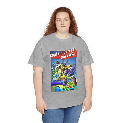 Captain Carrot & Zoo Crew T-Shirt - DC Comics Bronze Age Funny Animals, Superman Guest Star - 1980s