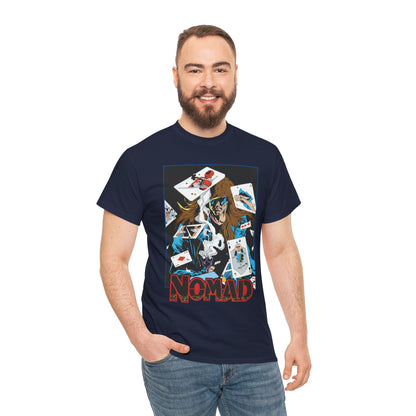 Nomad T-Shirt - S. Clarke Hawbaker, Mark McKenna Art - Jack Monroe - Playing Cards with Deadpool & Bushwacker - Marvel Comics