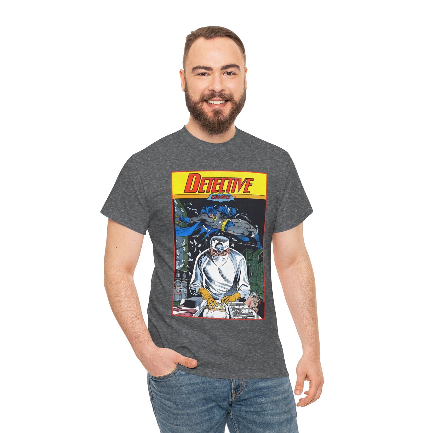 Detective Comics T-Shirt - Norm Breyfogle Art - Batman Vs Crime Doctor - DC Comics