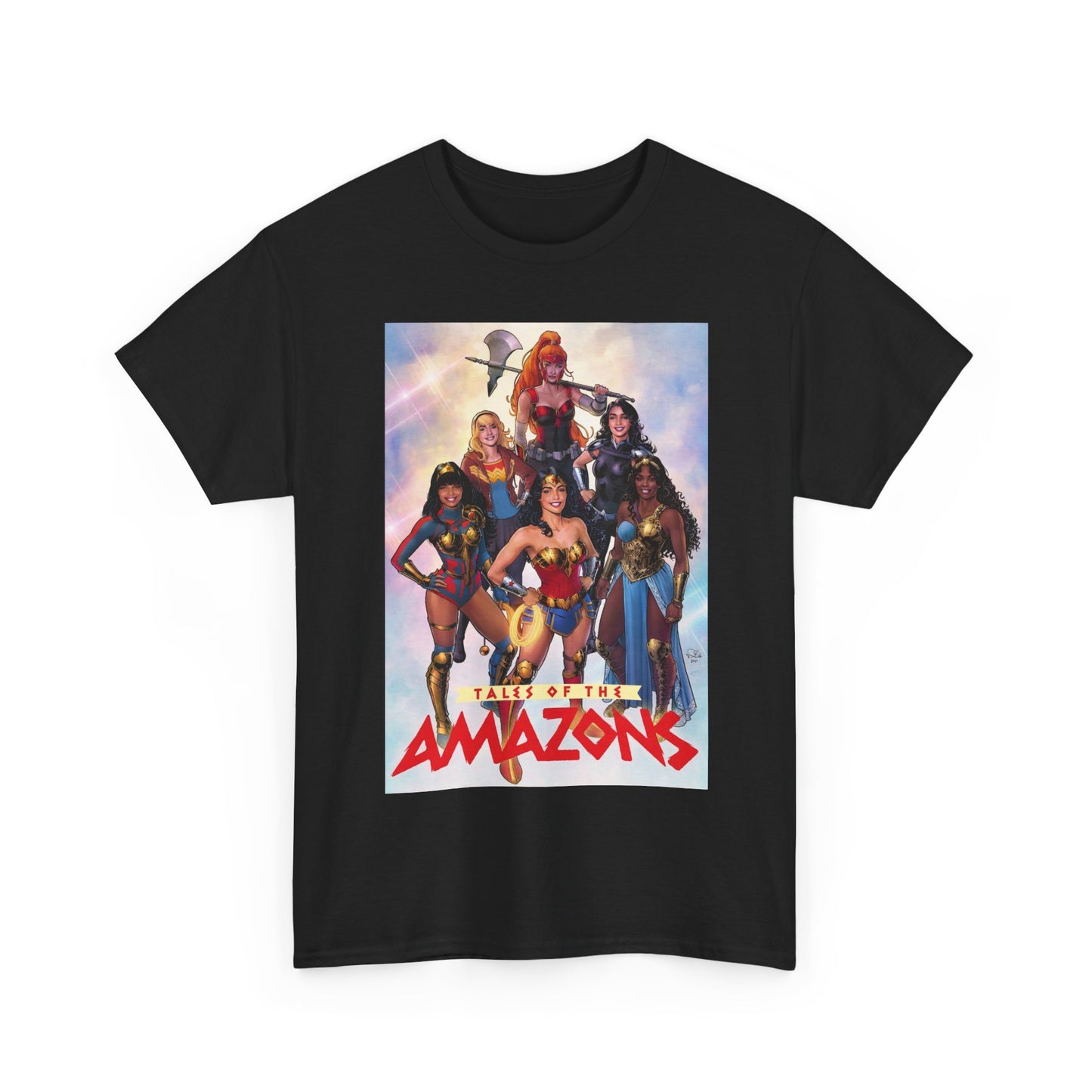 Tales of the Amazons T-Shirt - Nicola Scott Art - Wonder Woman, Wonder Girl, Troia, Nubia, Artemis, Queen Hippolyta, Yara Flor, Donna Troy - DC Comics