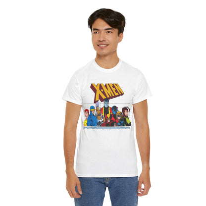 X-Men T-Shirt - Arthur Adams Art - Cyclops, Nightcrawler, Storm, Wolverine, Shadowcat, Phoenix (Rachel Summers), Colossus, Rogue - Marvel Comics