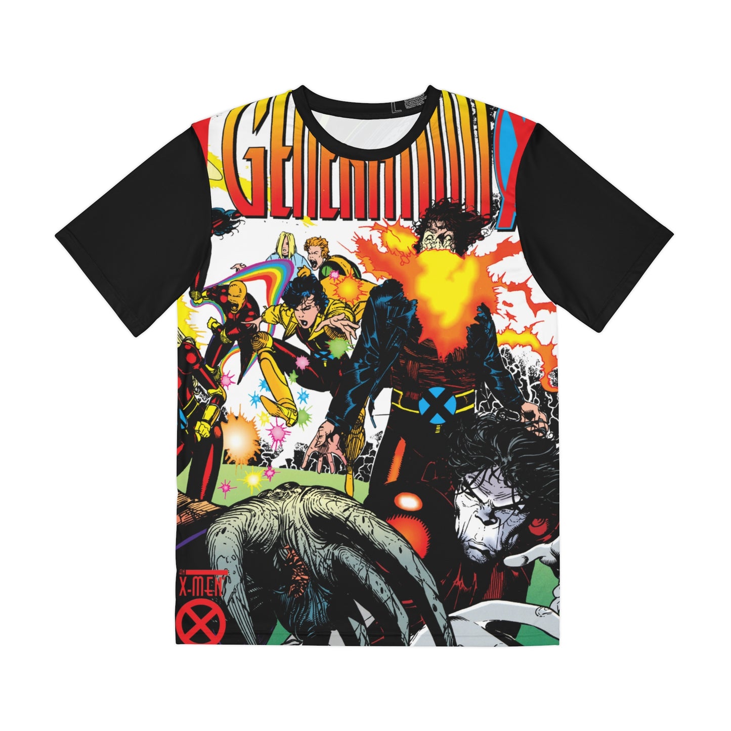 Generation X All Over Print Tee (Polyester) - Chris Bachalo Art - #1 Cover - Marvel Comics