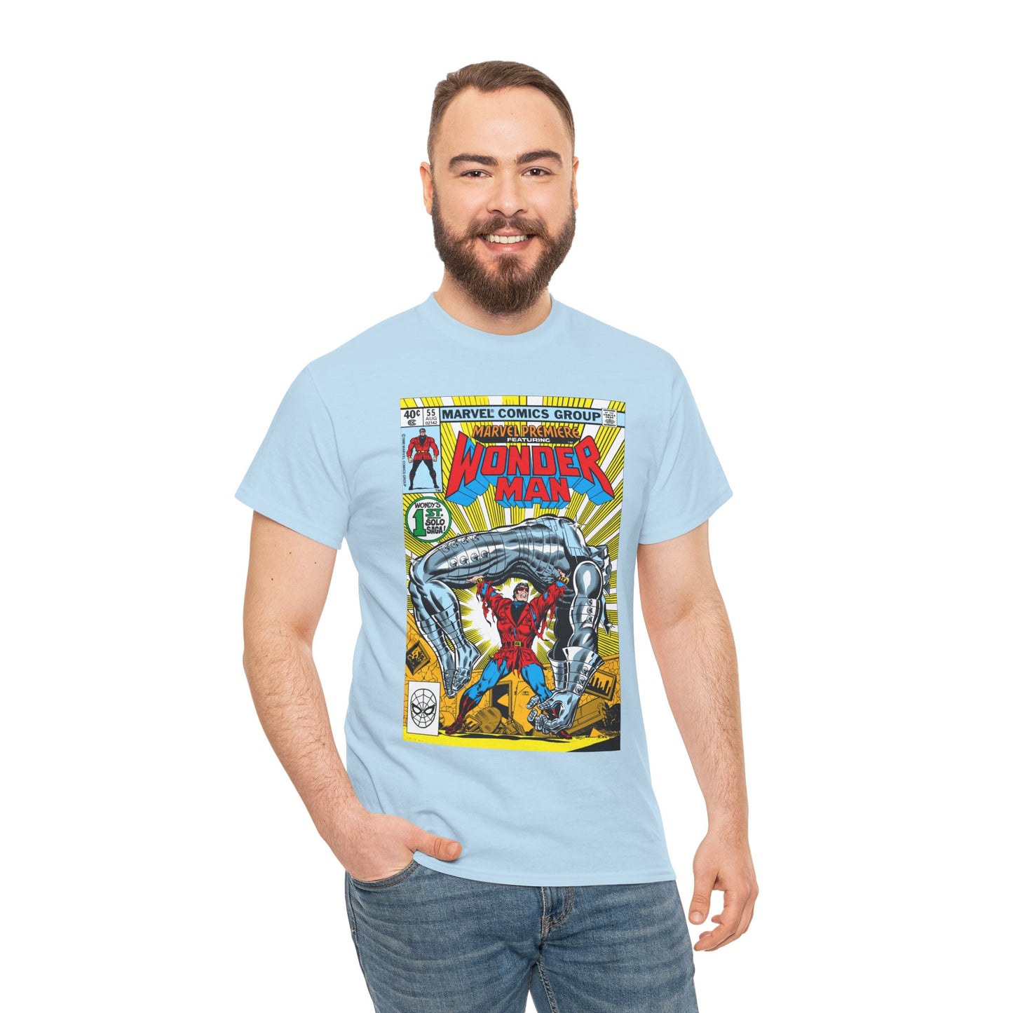 Wonder Man T-Shirt - Marvel Premiere #55 Cover Art - Avengers Member - Marvel Comics