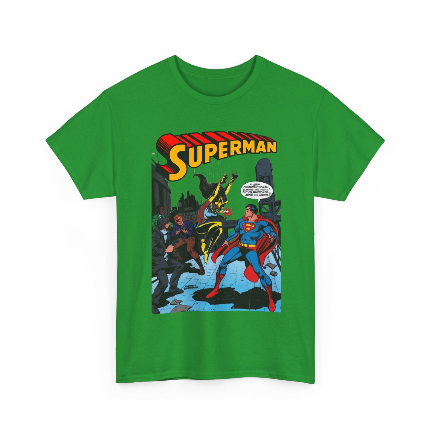 Superman T-Shirt - Ross Andru Art - First Appearance of Vixen in Action Comics #521 - DC Comics