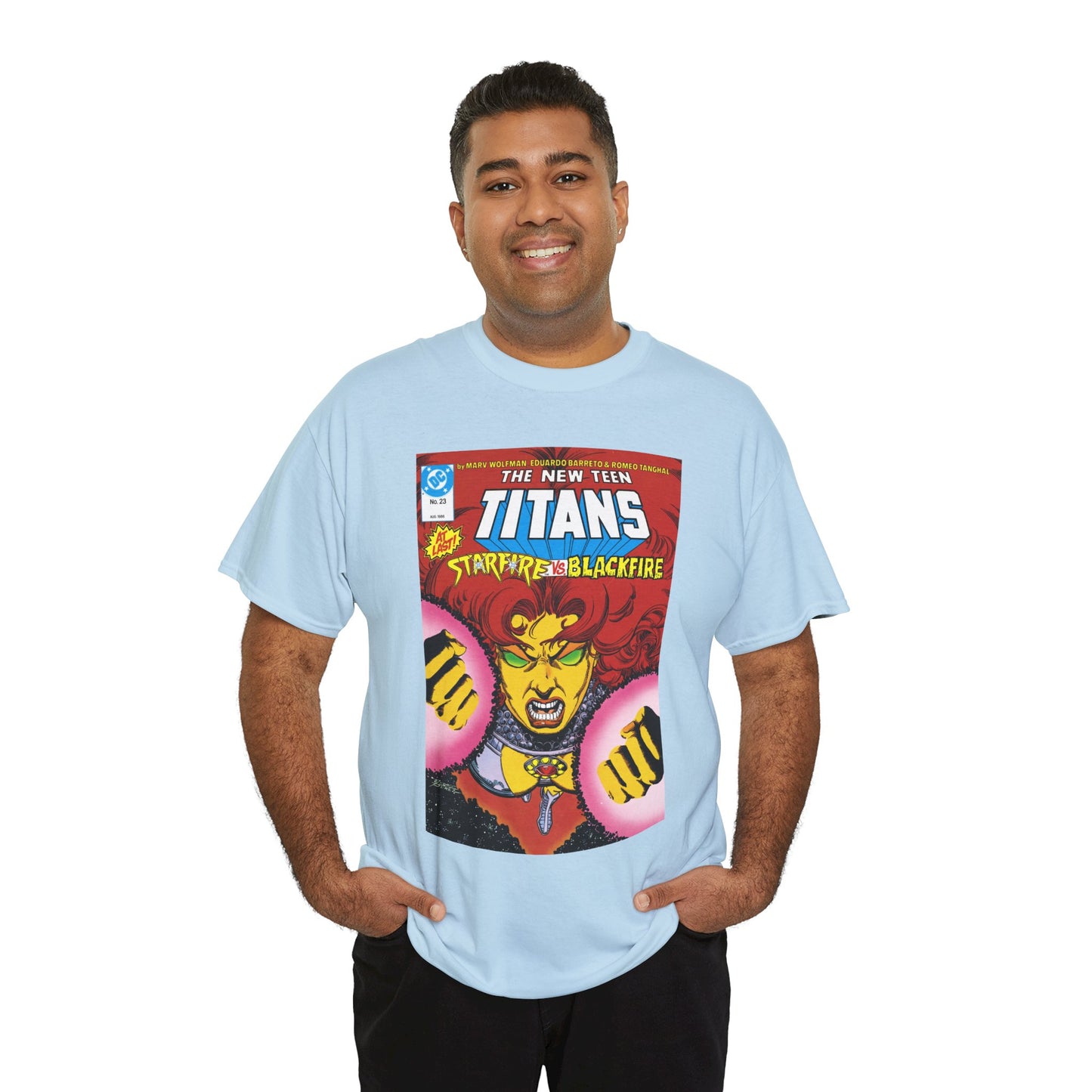 Starfire T-Shirt - George Perez Art - New Teen Titans #23 Cover - DC Comics