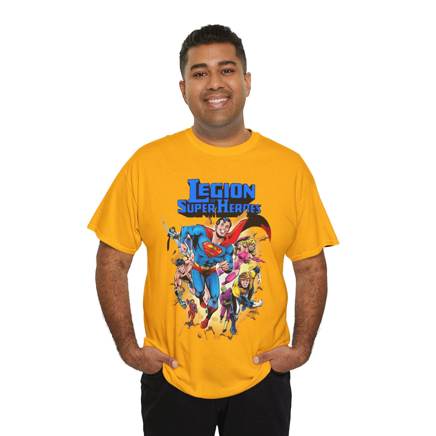 Superboy & Legion of Super-Heroes T-Shirt - Joe Staton Art - DC Comics