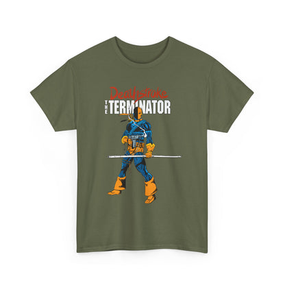 Deathstroke T-Shirt - George Perez Art - New Teen Titans Foe & Mercenary - Slade Wilson, Father of Jericho and Ravager - DC Comics - The Terminator