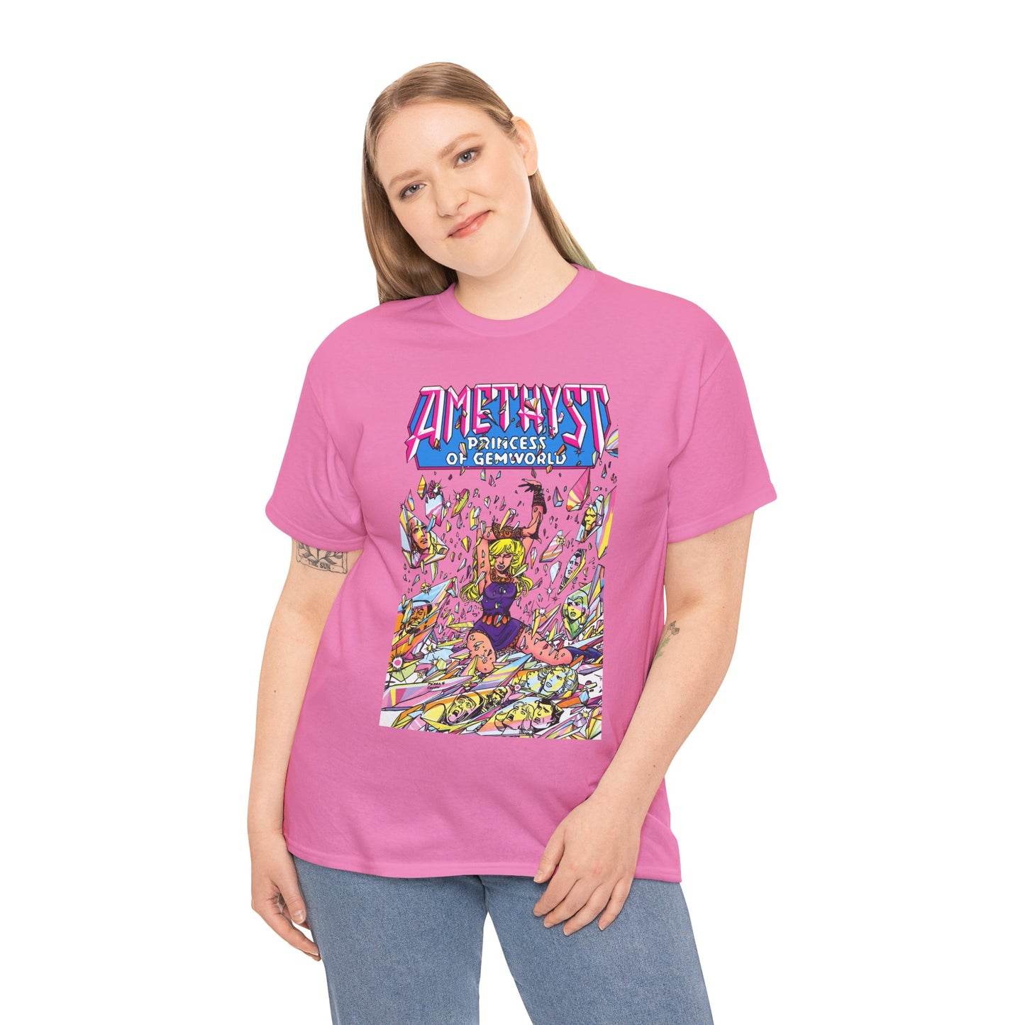 Amethyst Princess of Gemworld T-Shirt - George Perez Art - Lord Topaz, Dark Opal, Granch, Citrina - DC Comics