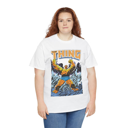 The Thing T-Shirt - John Byrne Art - Member of the Fantastic Four - Marvel Comics 1980s - Ben Grimm