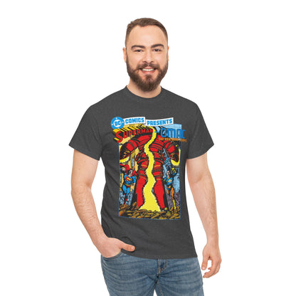 DC Comics Presents #61 T-Shirt - George Perez Art - Superman & OMAC Team-Up - DC Comics