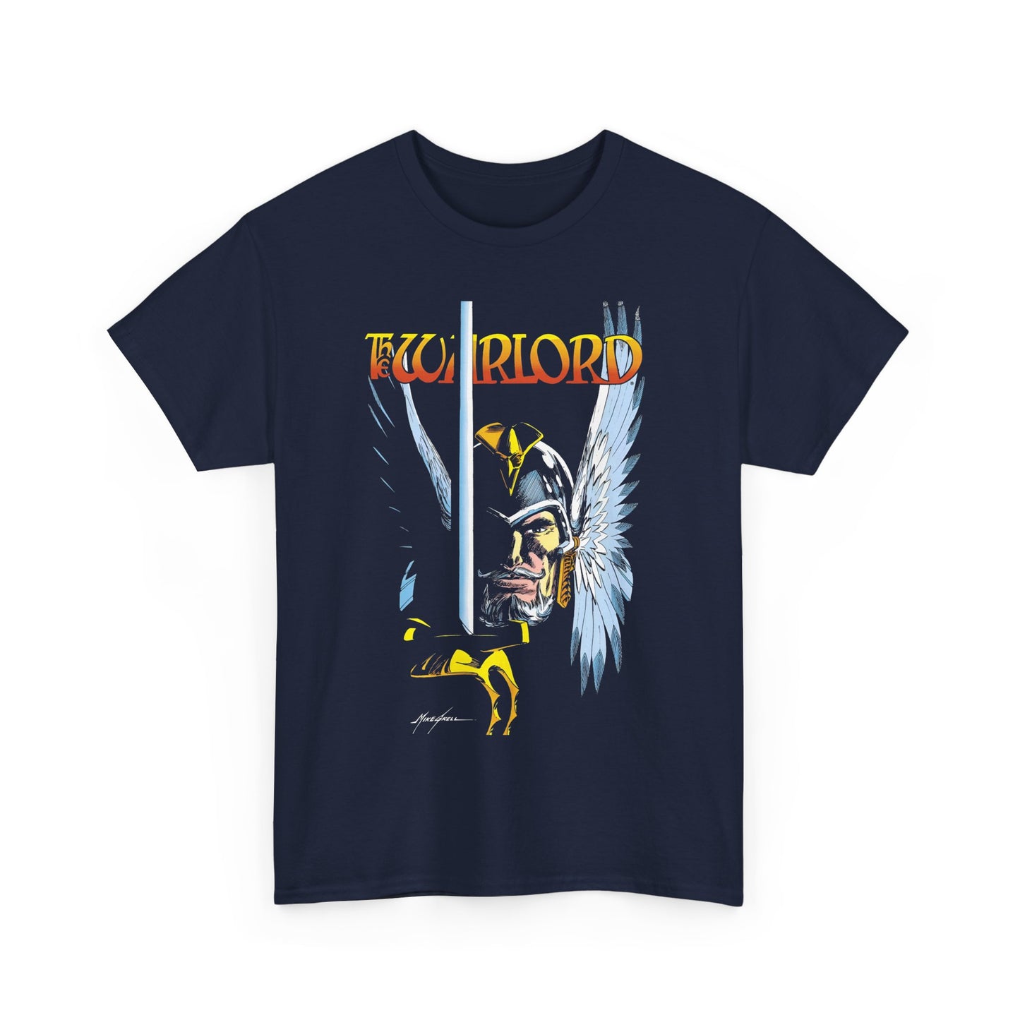 Warlord T-Shirt - Mike Grell Art - Skartaris - Negative Space Art - DC Comics