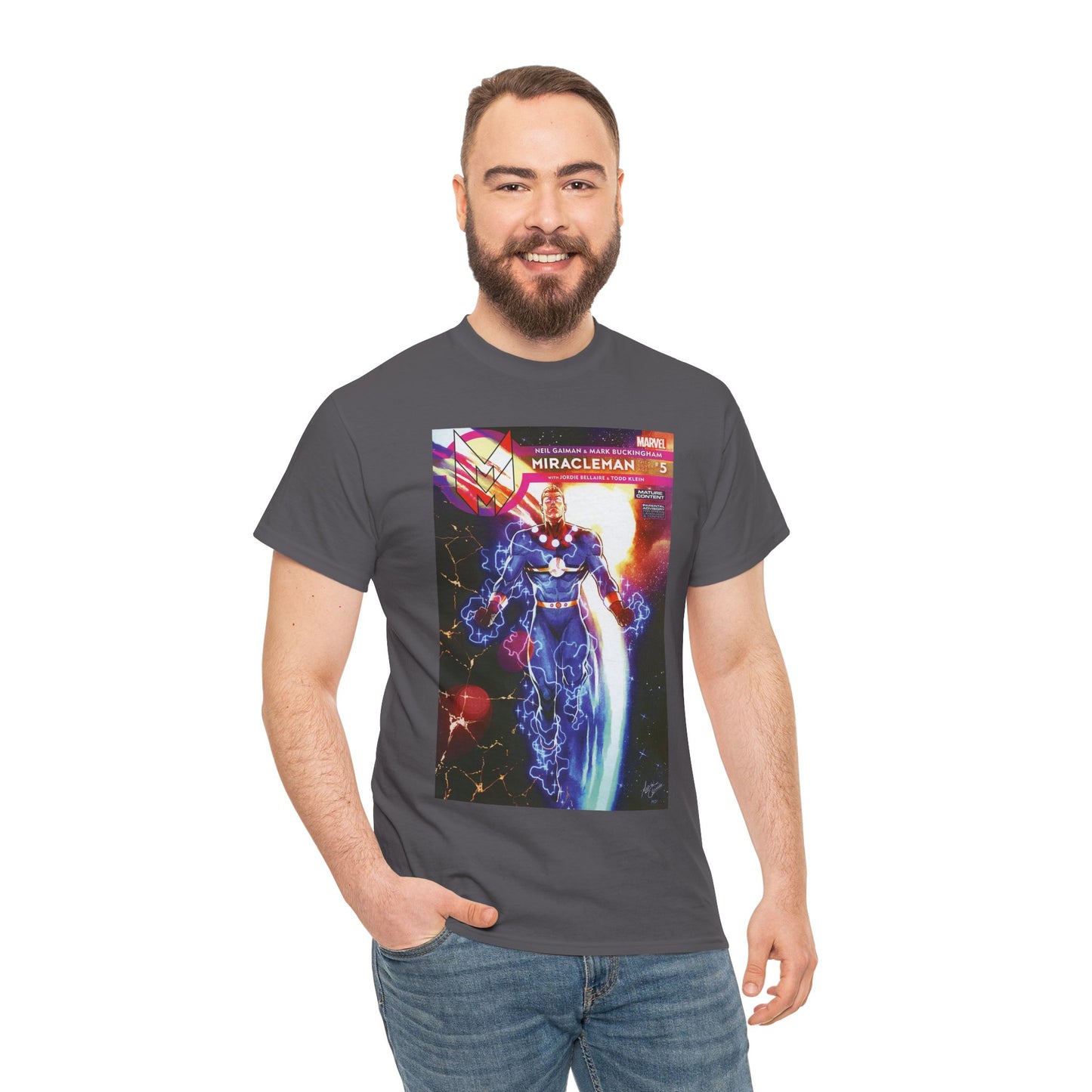 Miracleman #5 T-Shirt - Martin Coccolo Art - Marvel Comics