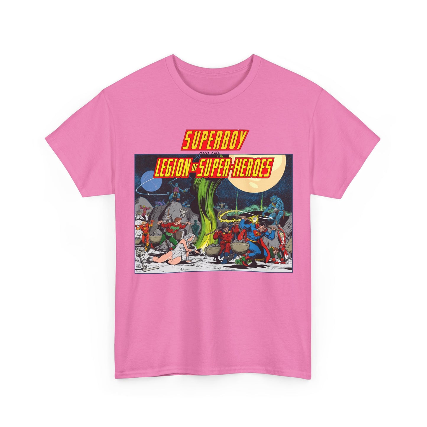 Superboy & Legion of Super-Heroes T-Shirt - Jim Starlin Art - DC Comics