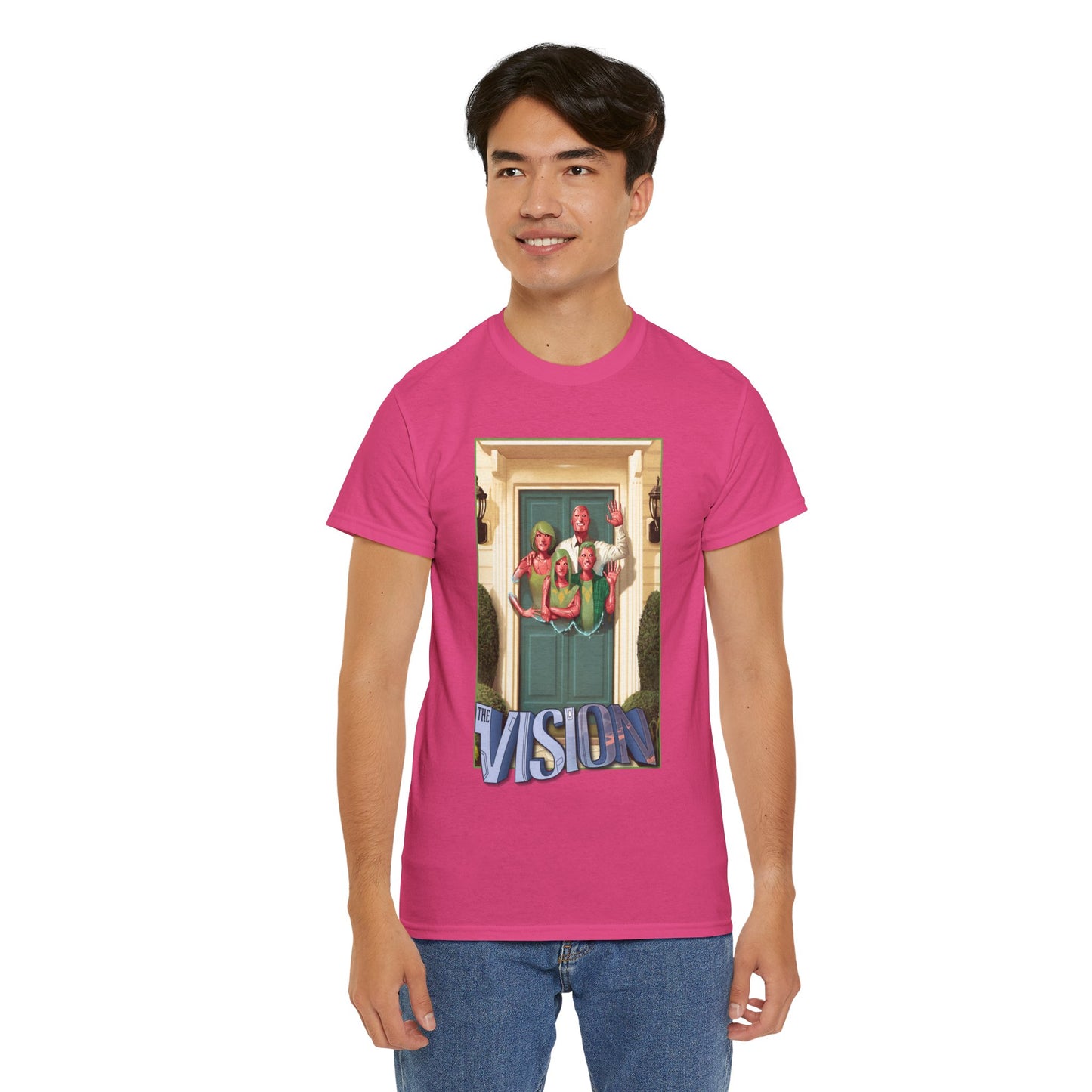 Vision T-Shirt - Mike Del Mundo Art - Avengers Member - The Visions Family - Tom King Story - Future MCU Series - Marvel Comics