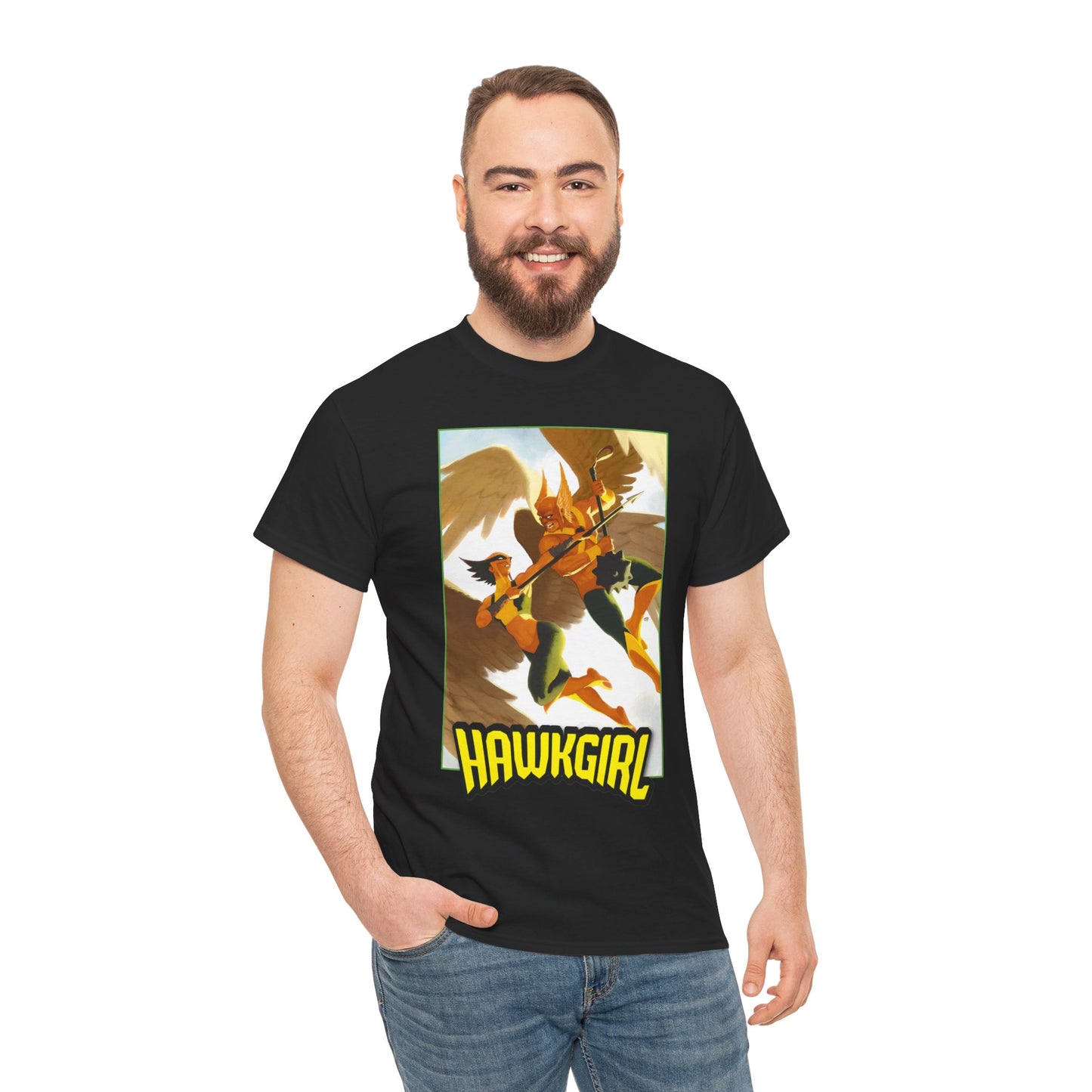 Hawkgirl T-Shirt - David Talaski Art - With Hawkman - DC Comics