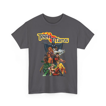 Teen Titans T-Shirt - Michael Turner Art - Cyborg, Raven, Wonder Girl, Superboy, Robin, Starfire - DC Comics